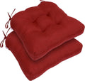RACE LEAF Chair Cushions Set of 2 for Indoor and Outdoor Use