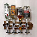 Wall-Mounted Liquor Dispenser | Easy Push-Release Valves | Home Bar Essential