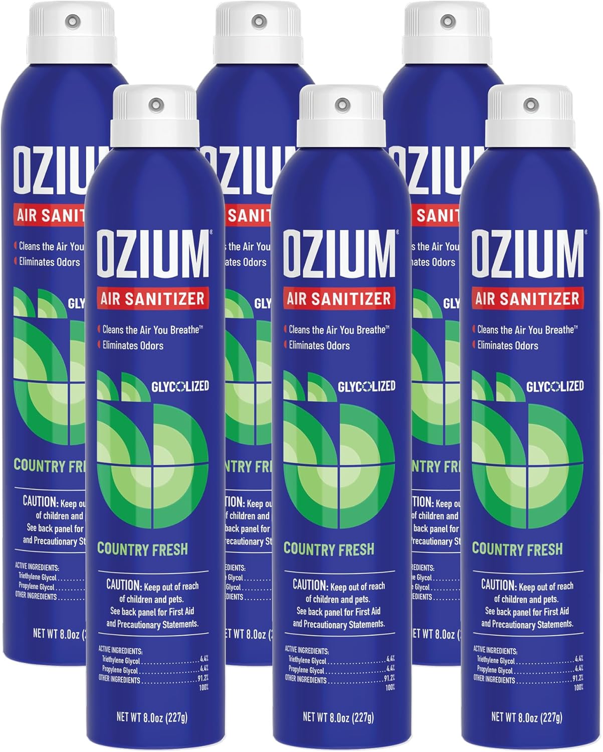 Ozium Air Sanitizer Spray - Powerful Odor Eliminator for Home