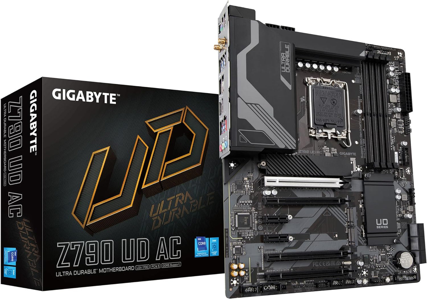 GIGABYTE Z790 UD AC Motherboard with DDR5 and PCIe 5.0 Support