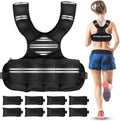 Adjustable Weighted Vest for Women Men 6-18 lbs - Walking & Running