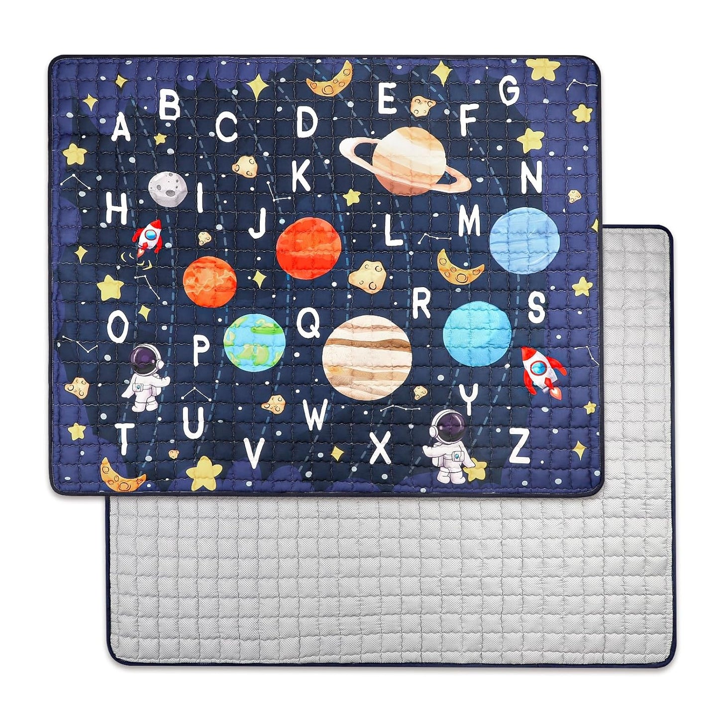Baby Play Mat for Floor, Non-Slip Thick One-Piece 71x59