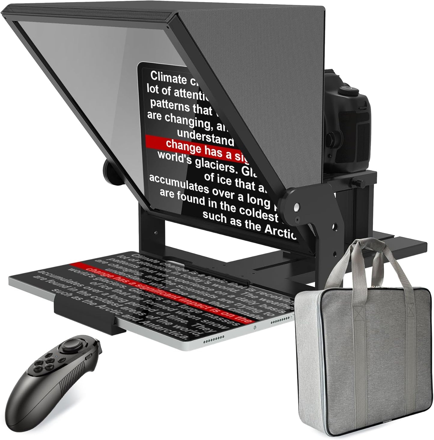 13-inch High-Definition Teleprompter with Remote Control Features