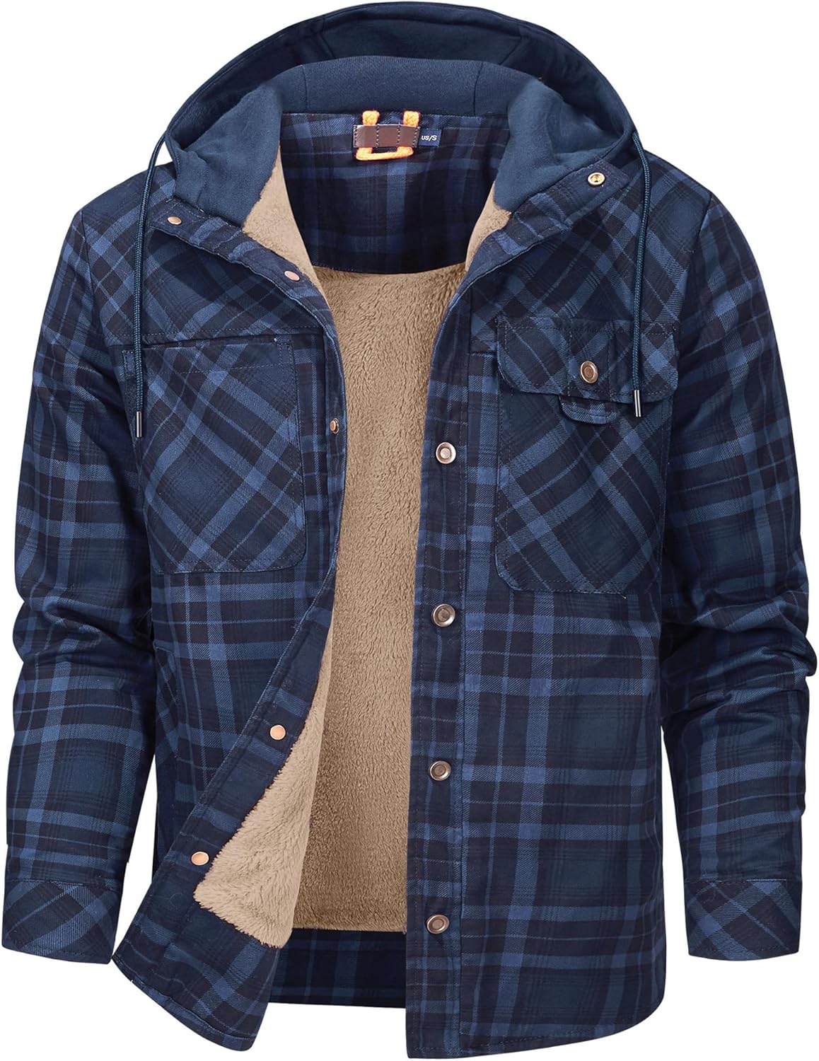 Mr.Stream Men's Outdoor Casual Vintage Flannel Shirt Jacket