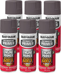 Engine Enamel Spray Paint Flat Gray Primer - Durable High-Heat Finish