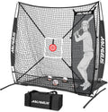 6ftx6ft Baseball Softball Practice Net with Dummy Batter - Portable