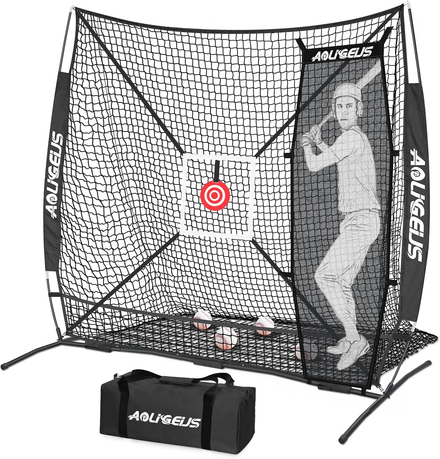 6ftX6ft Baseball Softball Practice Net for Pitching and Hitting