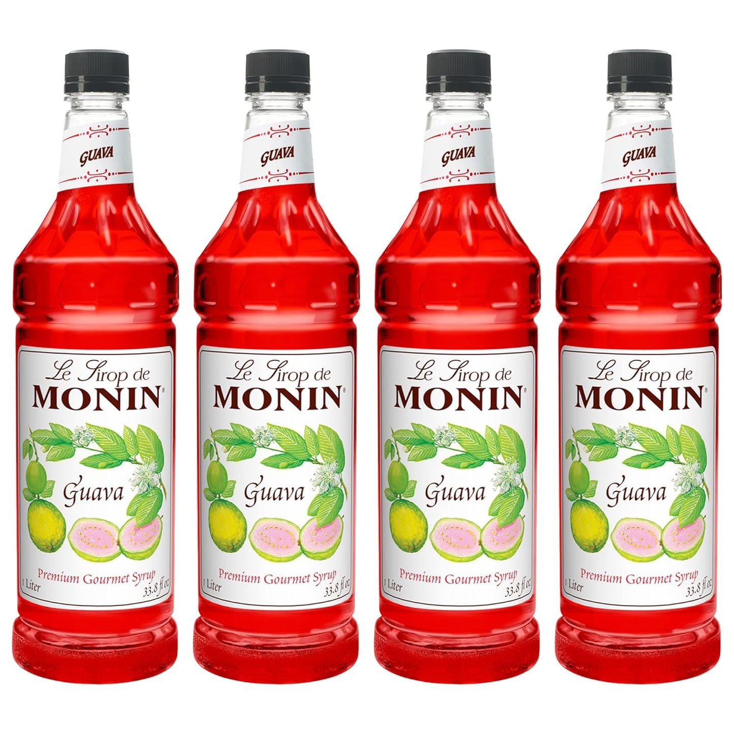 Monin Guava Flavored Syrup - Perfect for Beverages and Desserts