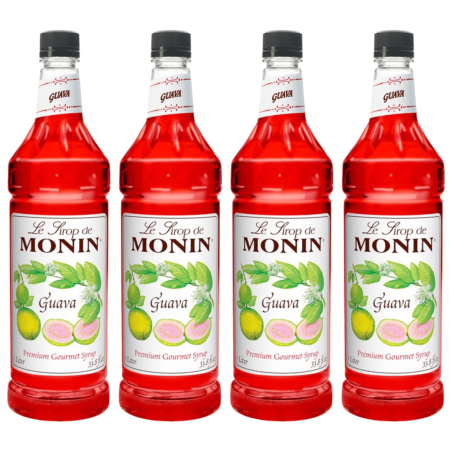 Monin Guava Flavored Syrup - Perfect for Beverages and Desserts
