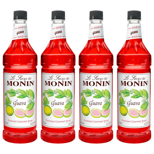 Monin Guava Flavored Syrup - Perfect for Beverages and Desserts