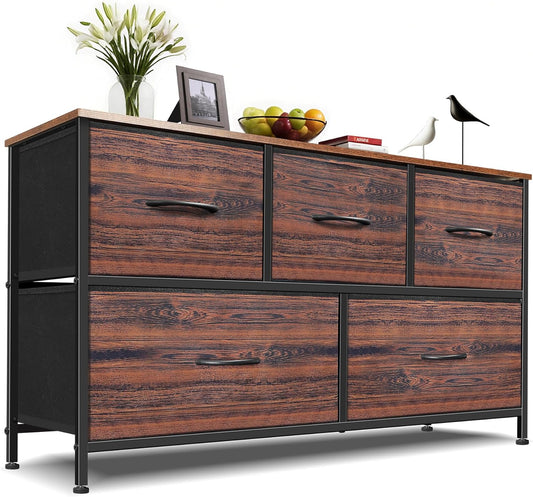 Dresser for Bedroom with 5 Drawers - Stylish Storage Solution