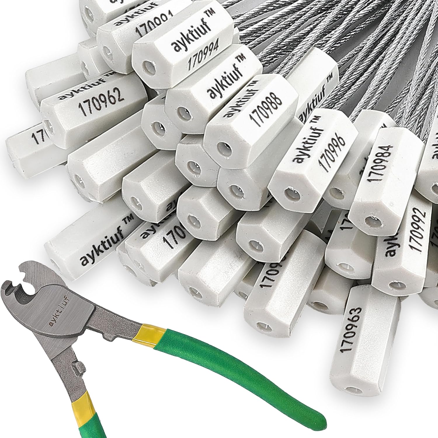 120 Pieces Security Cable Seals for Trucks and Cargo Protection
