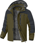 Mens Winter Waterproof Fleece Ski Jacket with Hood (Style MZT9)