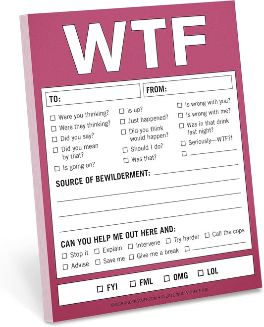 Nifty Checklist Memo Pad - 50 Sheets