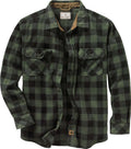 Men's Heavyweight Fleece Button-Up Shirt - Casual Fit