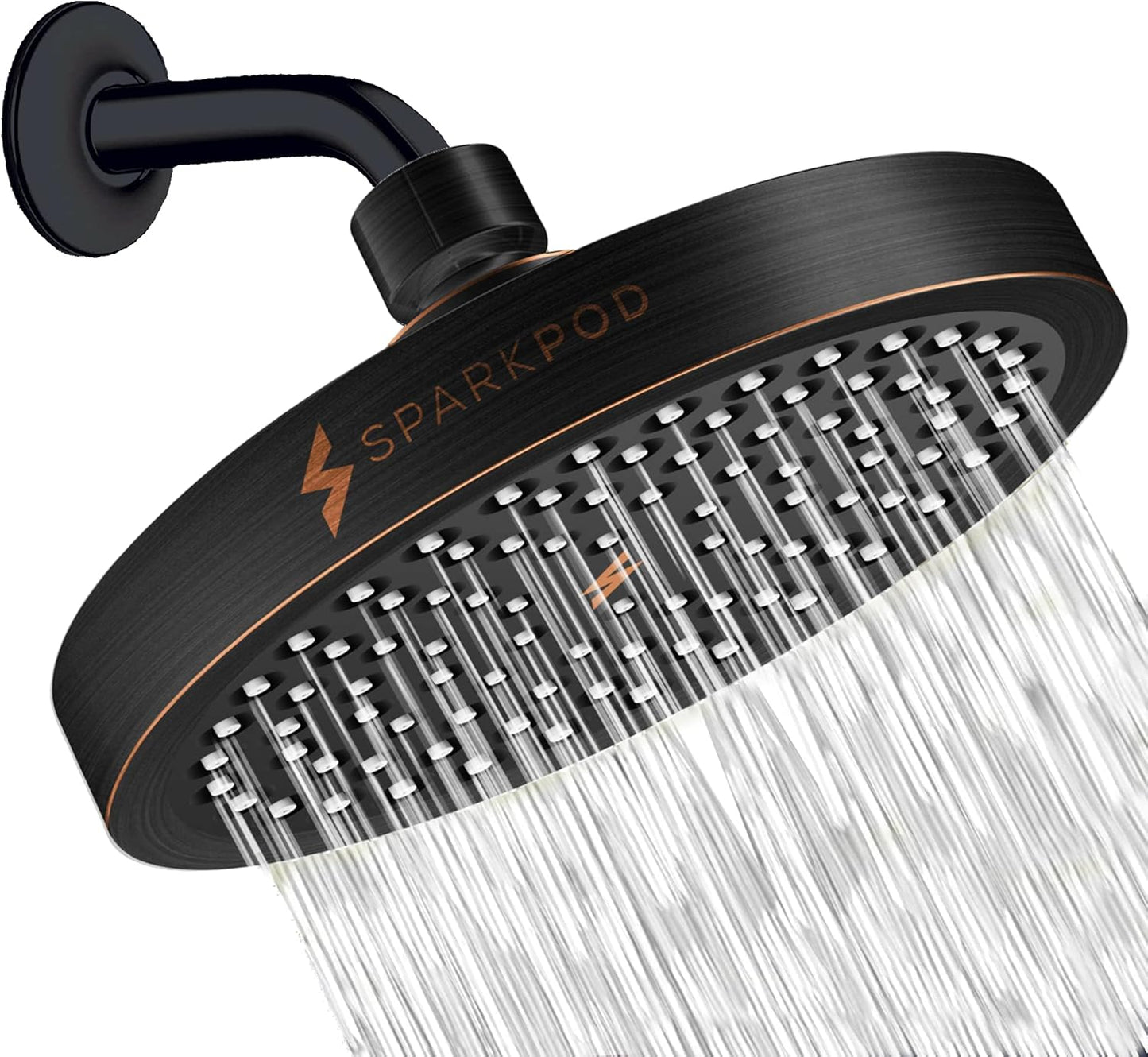 High Pressure Rain Shower Head - SparkPod Luxury Design
