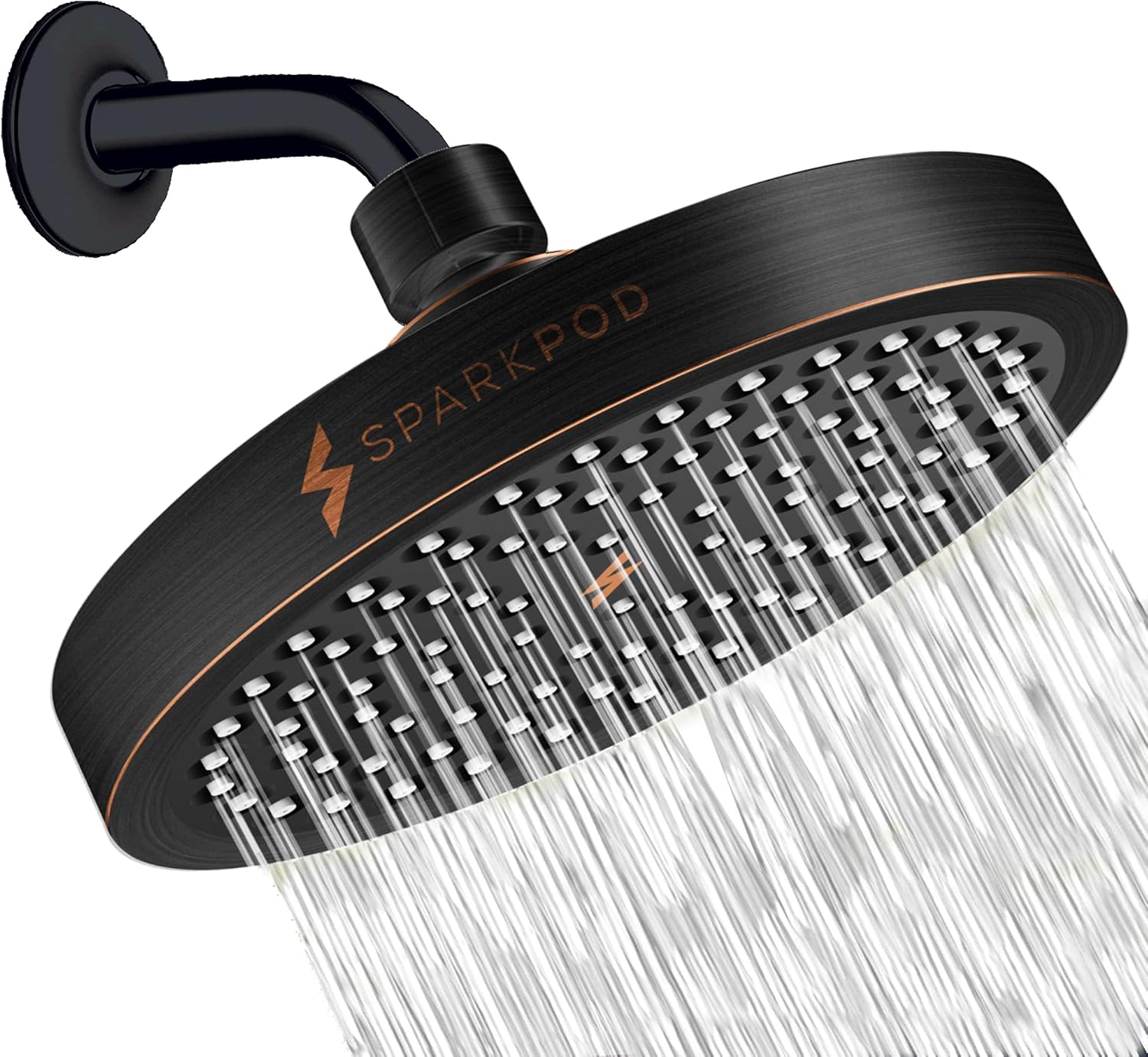 High Pressure Rain Shower Head - SparkPod Luxury Design
