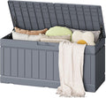 Flamaker Outdoor Storage Box 80 Gallon Deck Box - Weatherproof Patio