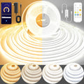 COB LED Strip Light CCT Dimmable 50ft - Tunable Warm to Cool White