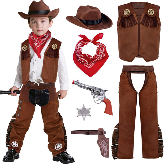 Spooktacular Creations Cowboy Hat Costume for Boys and Kids