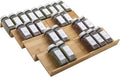 Bamboo Spice Rack Drawer Organizer - 8 Piece Set - Neat Drawer Storage