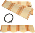 ALEKO Patio Awning 13x10 Fabric Replacement - Durable Sun Shade