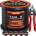 Black Stainless Steel Cable for Railing 200FT 1/8 in T316 - Sleek Deck
