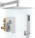 Shower System 10ft High Pressure Brushed Nickel Shower Head
