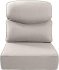 Luxury 22x24 6-Inch Smile Outdoor Cushions Set - Deep Seat Comfort