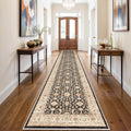 Washable Hallway Runner Rug 3x14 - Soft Non Slip Kitchen Runner