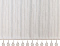 Crane Baby Boho Crib Skirt - Neutral Wrap Around Crib Skirting