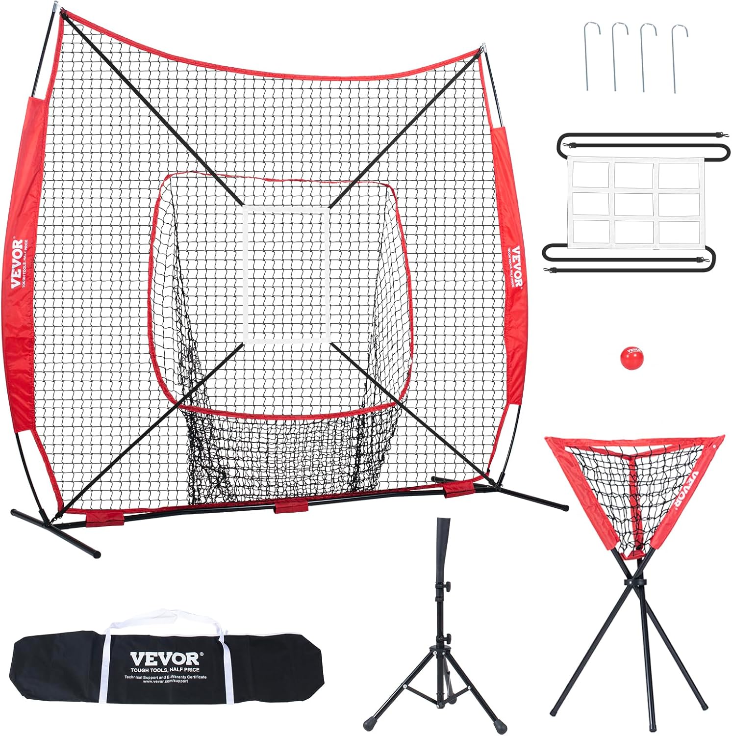 VEVOR Softball Practice Net for Hitting, Pitching, and Catching