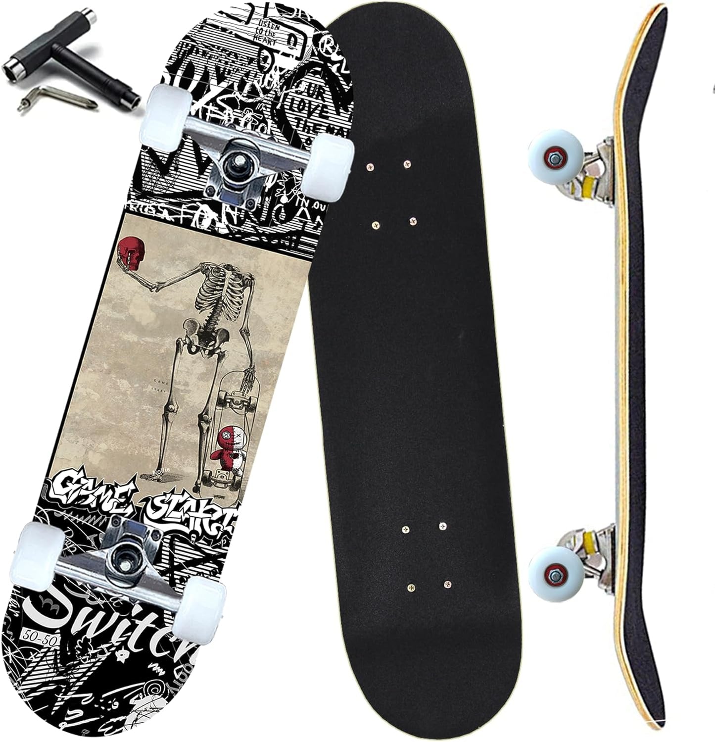 Pro Complete Skateboards for Beginners - Perfect for All Ages