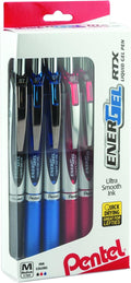 EnerGel RTX Liquid Gel Pen 0.7mm Assorted 12-Pack - Smooth, Fast-Dry
