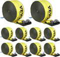 VEVOR Truck Straps 4in x 30ft 10-Pack - Heavy Duty Tie Downs