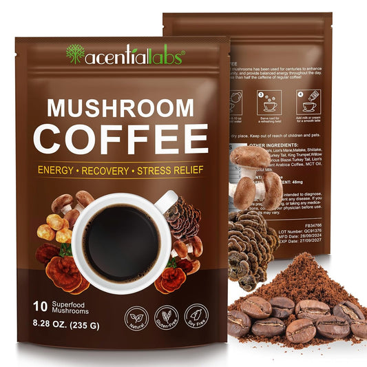 Organic Mushroom Coffee Blend - Boost Energy & Focus