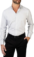 Slim Fit 4-Way Stretch Dress Shirt for Men by Nautica
