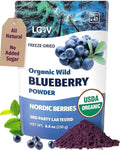 LOOV Organic Wild Blueberry Powder for Smoothies & Breakfast
