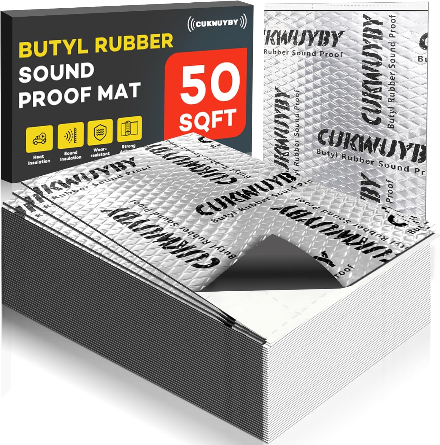 Car Sound Deadening Mat 50mil for Ultimate Noise Insulation