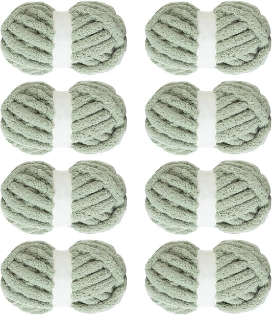 MABOZOO Chunky Yarn for Crocheting - Fluffy Jumbo Chenille