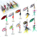 10pcs Spinnerbaits Fishing Lures Kit - Versatile Bass & Salmon Baits