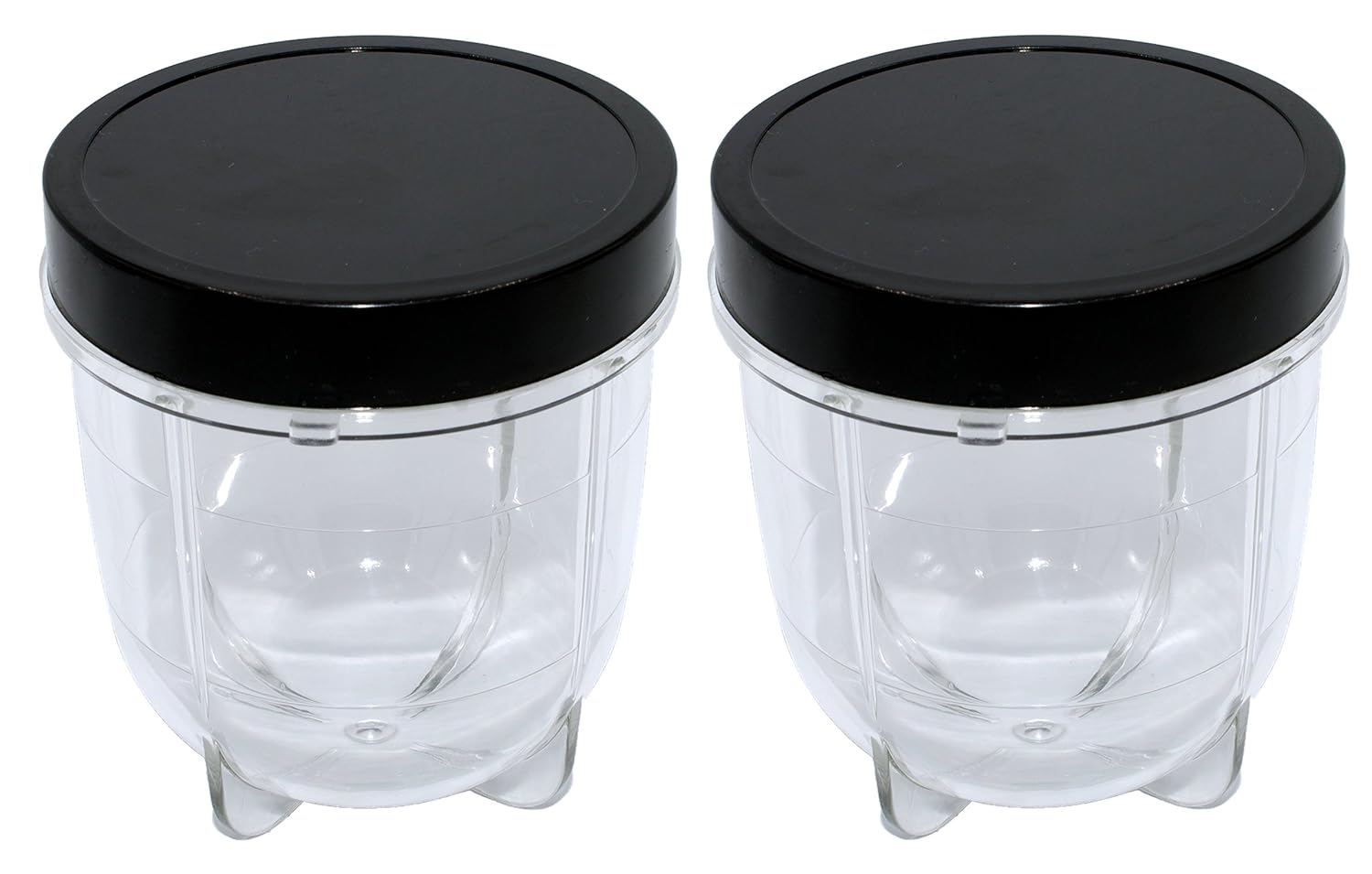 Stay Fresh Short Cups Bundle for Magic Bullet - 2 Pack