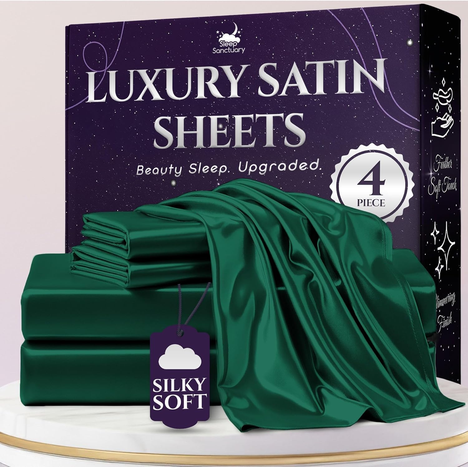 Satin Sheets King Size Set for Luxurious Sleep Experience