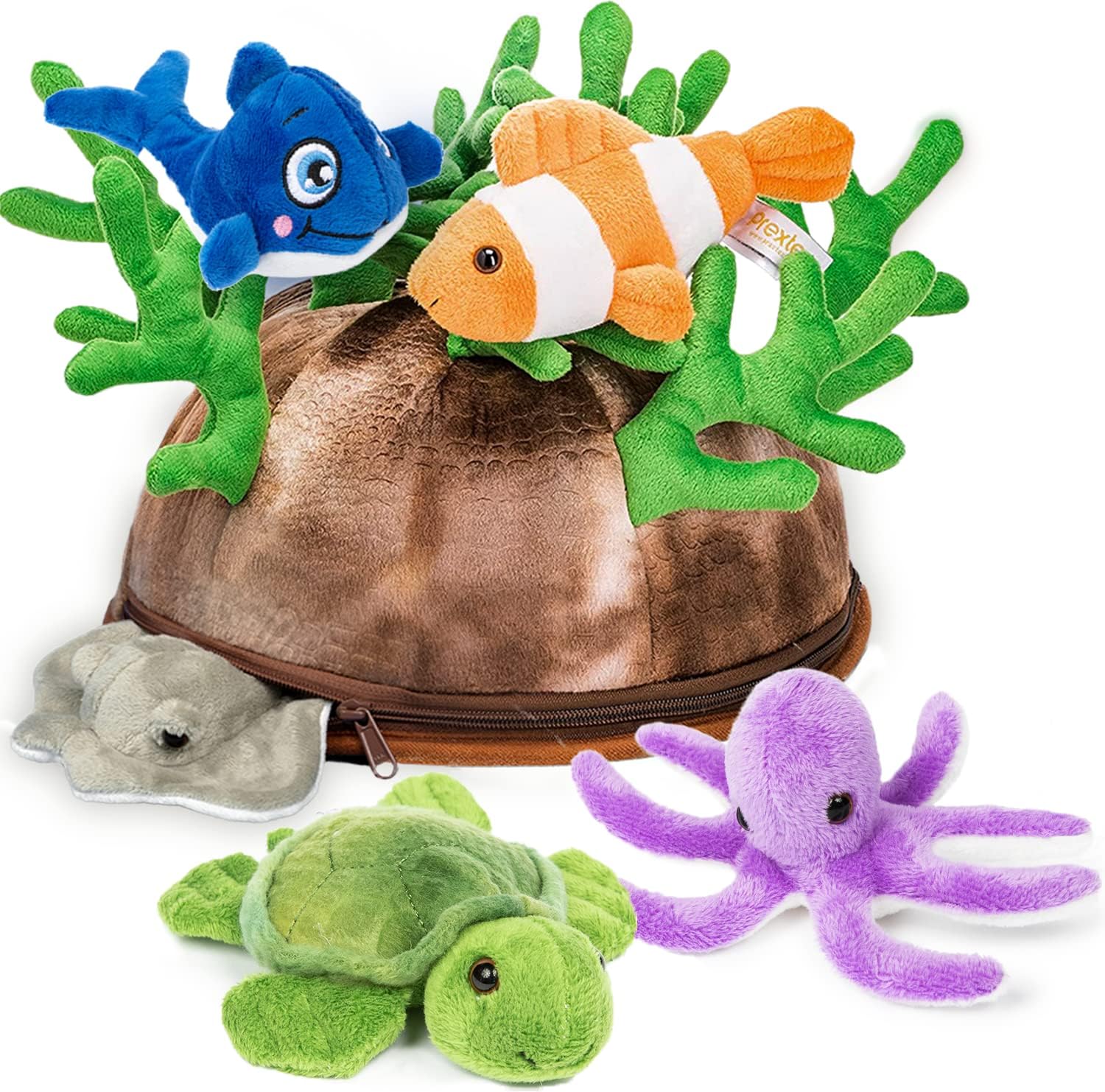 Mini Sea Animal Plush Set for Kids