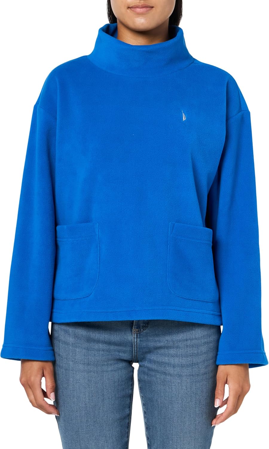 Nautica Women's Cozy Polar Fleece Sweatshirt