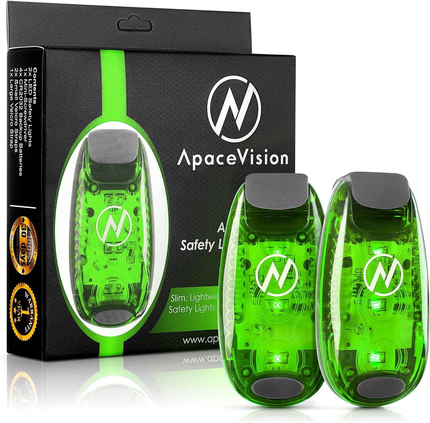 Apace Vision Rechargeable LED Safety Lights - Thumbnail 2