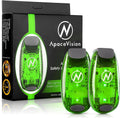 LED Safety Light 2 Pack - Clip On Strobe/Running Lights for Visibility