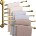 Alise Swing Out Towel Rack 6-Bar Folding Wall Towel Holder - Space