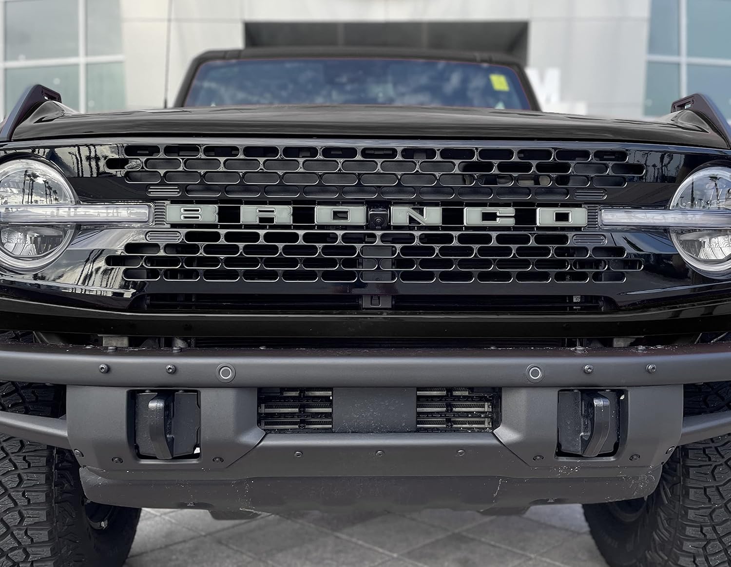Grille Letter Overlays for 2021-2026 Bronco by TufSkinz