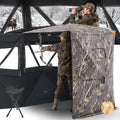 VEVOR Hunting Blind 270 See Through Ground Blind - Portable